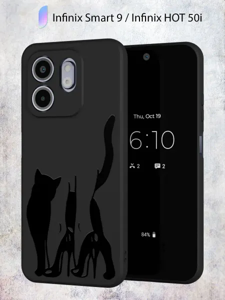 Secret.Case.Store Чехол на Infinix Smart 9 Infinix HOT 50i принт Эстетика