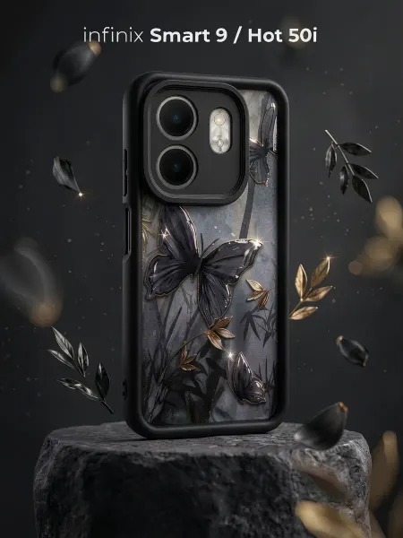 ЧЕХОЛБЕРИ Чехол с высокими бортами на Infinix Smart 9, Infinix Hot 50i