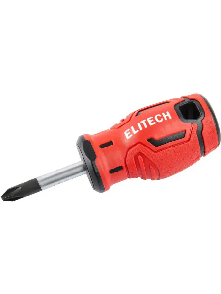 ELITECH Отвертка крестовая 211204 PH2x38 мм