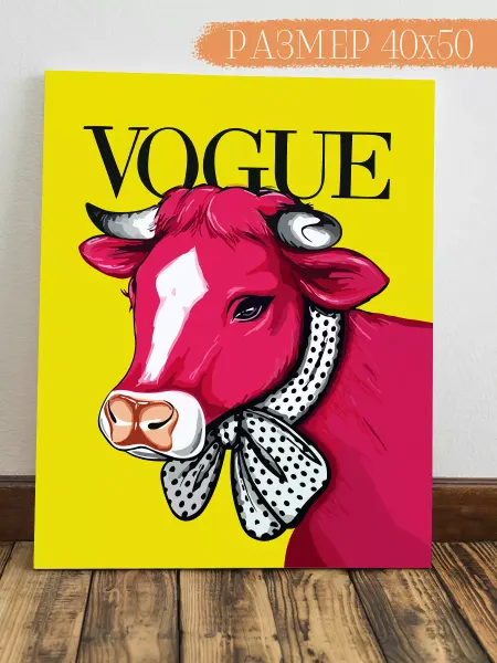 Интерьерная картина Аниме Картина Vogue 50x40