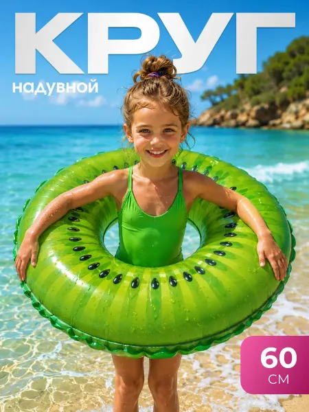 BPStore Надувной круг для плавания Киви 60 см