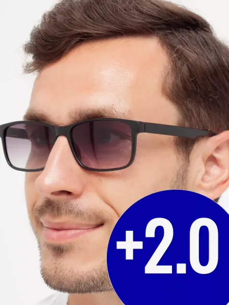 +2 0 Готовые очки для зрения с диоптриями мужские