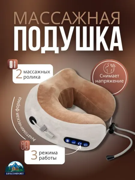 Беспроводной массажер для шеи и плеч электрический, дорожная