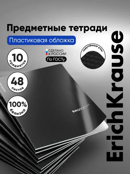 ErichKrause Тетради предметные набор 48 л 10 шт