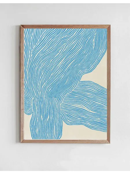 Onllyart Постер Линия - Синяя 50x70