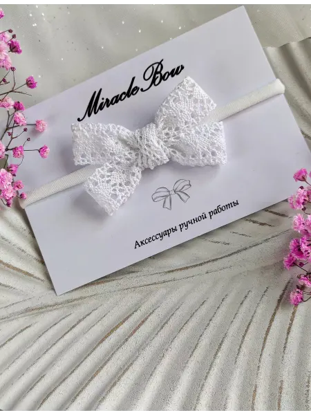 Miracle Bow Повязки на голову для малышей с бантиком