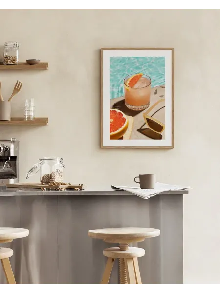 Onllyart Постер 50x70 Розовая Палома