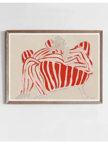 Onllyart Постер Красный стул 50x70