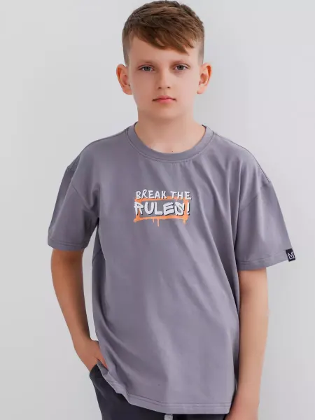 M1 WEAR Футболка на лето с принтом на подарок детям