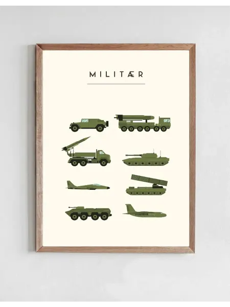 Onllyart Постер Военный - Детский плакат 50x70