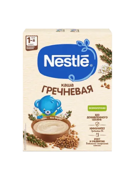 Нестле Каша безмолочная Гречневая 200г