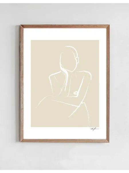 Onllyart Плакат (постер) Скромный 50x70