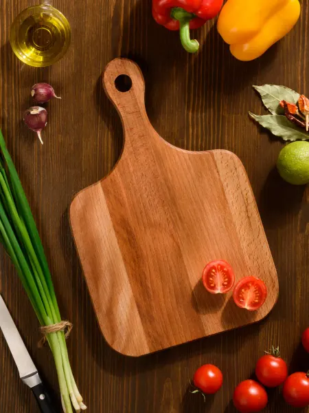 KETT-UP Разделочная доска ECO WOOD & FOOD, деревянная, 21х33 см