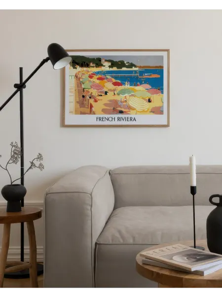 Onllyart Постер 50x70 Французская Ривьера Винтаж