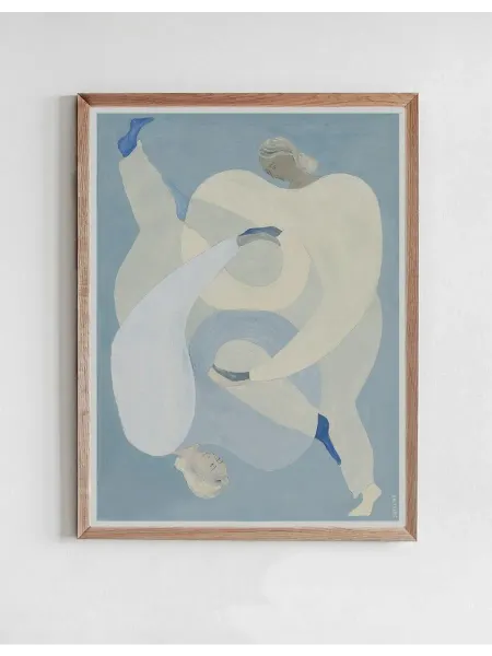 Onllyart Плакат (постер) Держу тебя - Синий 50x70