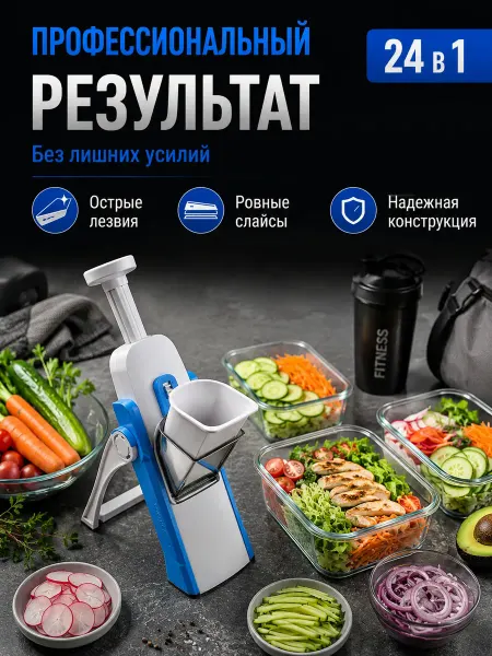 Овощерезка многофункциональная ручная