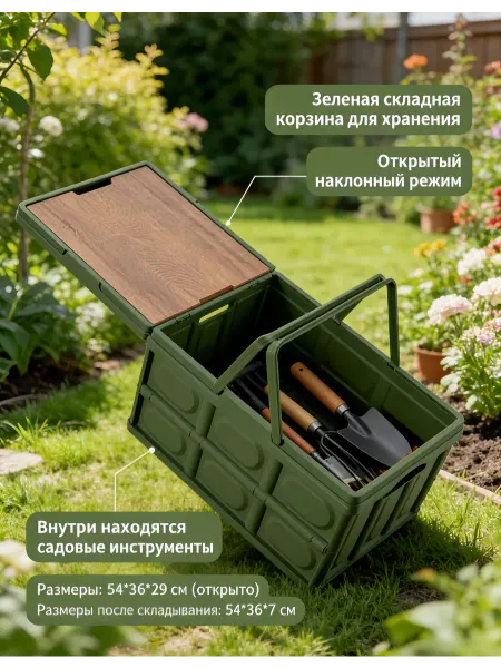 Комфик Ящик для хранения пластиковый большой