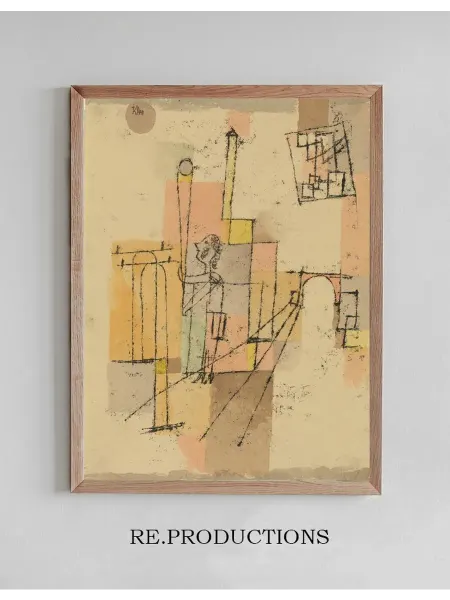 Re.productions Постер Before the Festivity - Paul Klee