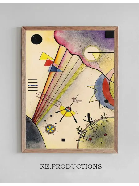 Re.productions Постер Deutliche Verbindung (Clear - Wassily Kandinsky