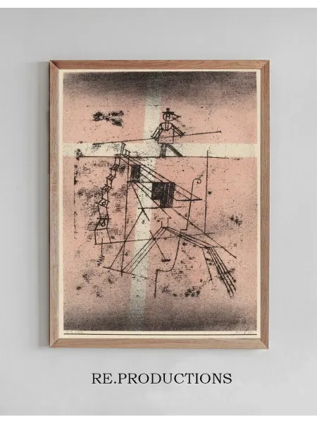 Re.productions Постер The Tight Rope Walker (Seiltänzer) - Paul Klee
