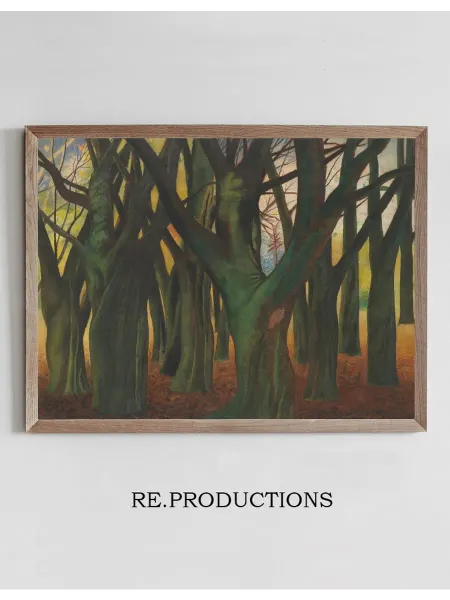 Re.productions Постер Groene bomen - Léon Spilliaert