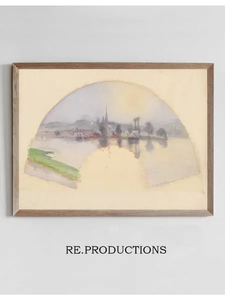 Re.productions Постер View ofRouen - Camille Pissarro