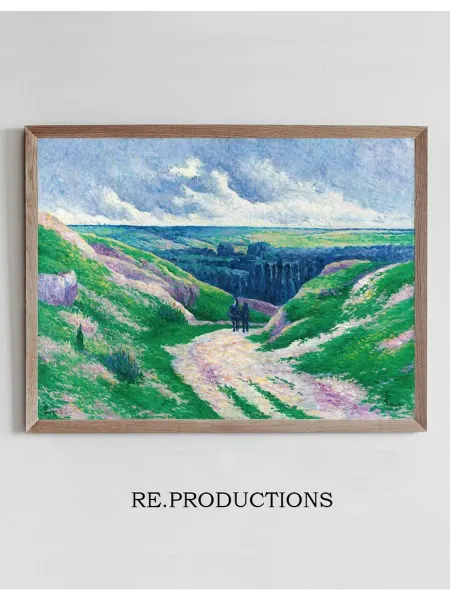 Re.productions Постер Paysage Près De Moulineux Sur Oise - Maximilien Luce
