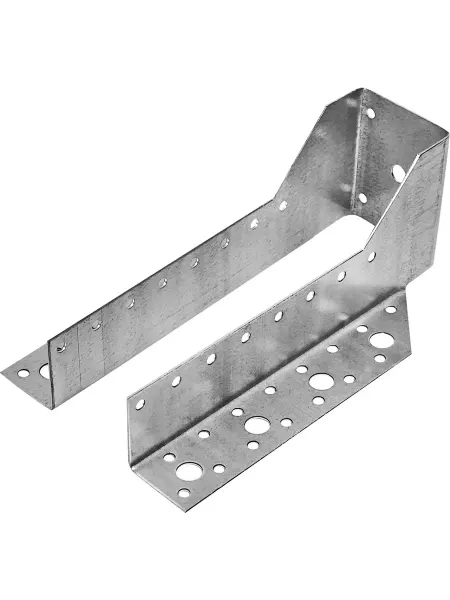 Опора бруса из оцинкованной стали 50x76x200 мм
