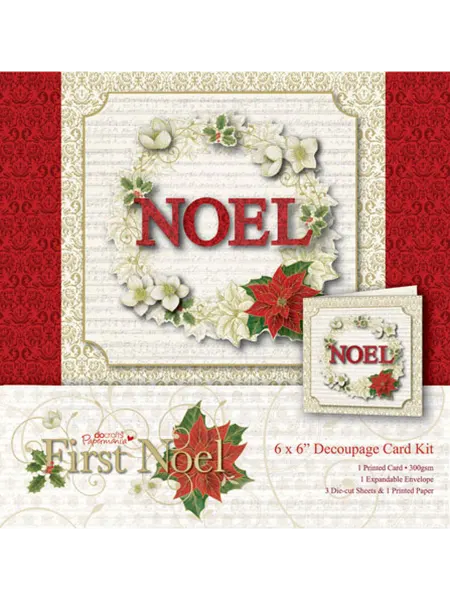 Docrafts Набор для создания открытки First Noel 15х15см