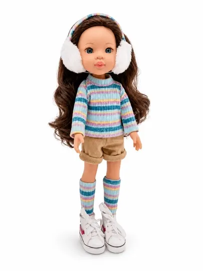 Кукла LS Girl LS2613-1 с наушниками 35.2 см
