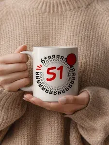 Кружка с 51 летием, подарок на день рождения, 1 шт, 330 мл