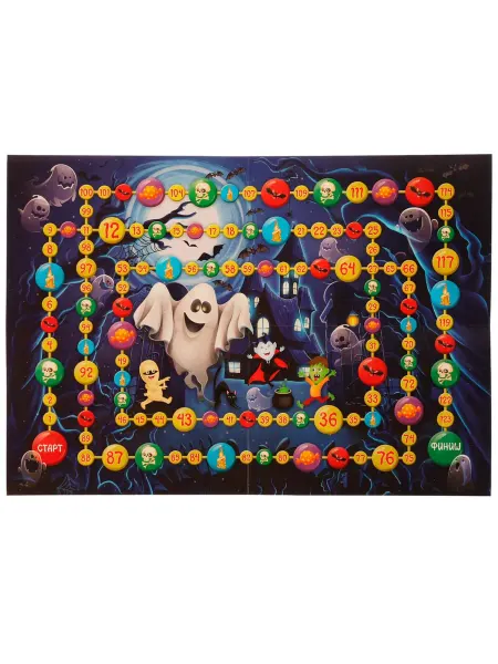 Умные игры Настольная игра-ходилка Дом привидений