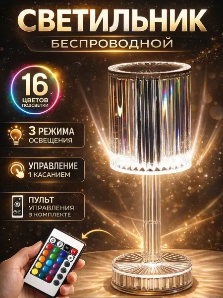 Светильник настольный для спальни