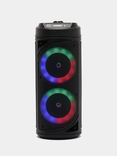 Караоке колонка ZQS6212 Bluetooth, 51 см, с микрофоном, световым эффектом RGB