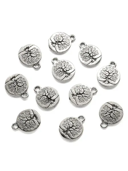 Runes&Gems Подвеска для бижутерии Дерево жизни 19х15мм, (10 шт)
