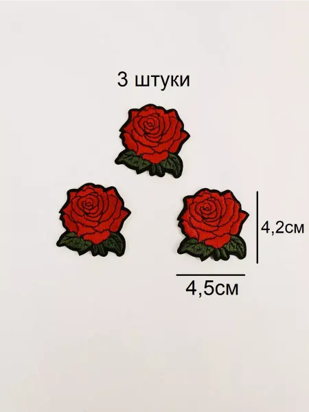 Double Hobby Термоаппликация заплатка цветы