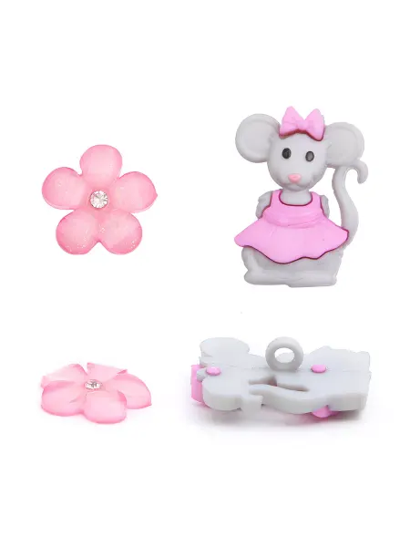 Dress It Up Пуговицы декоративные детские Мышата 5 шт