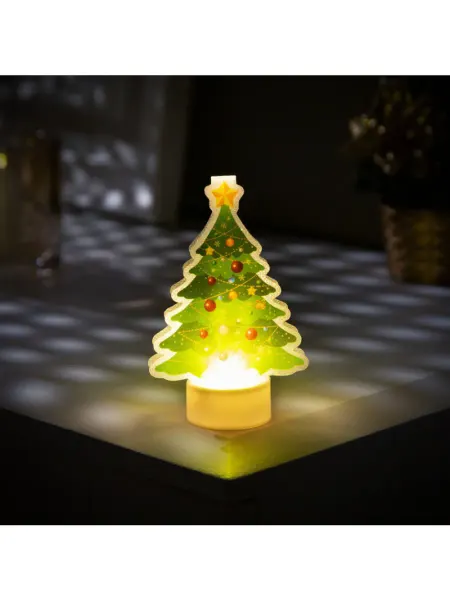 Luazon Lighting Светящаяся фигурка на стол "Ёлочка" 11 см, новогодний декор