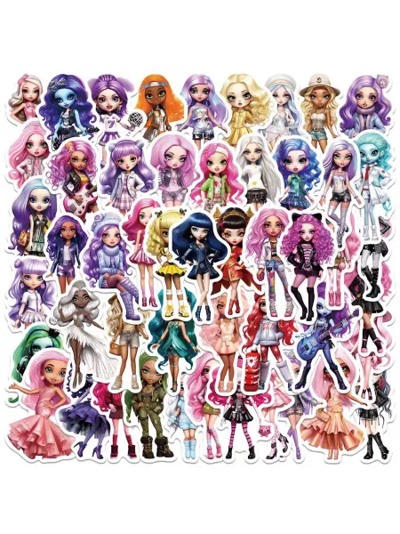 Stickers for you Наклейки Куклы Пупси Y2K Rainbow Spice Girls