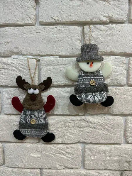 Новогодние мягкие игрушки на Елку