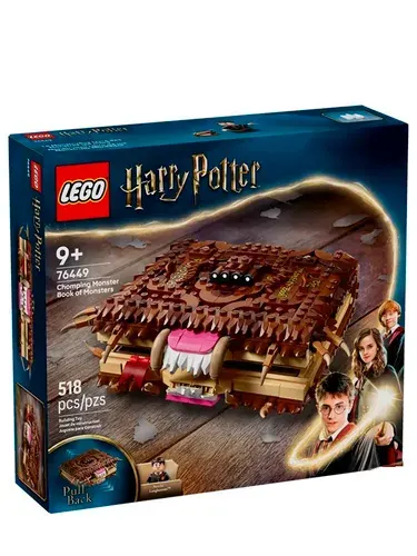 Конструктор LEGO HARRY POTTER Книга монстров, 518 Деталей, возраст 9+, 76449
