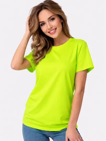 Женская футболка, OVERSIZE, с принтом, 100% хлопок