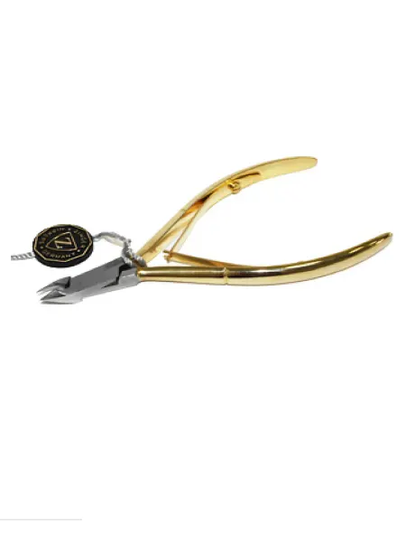ZINGER Кусачки zSPr-PS-009-2-HGL-SH-Sal золотые 2 пружины