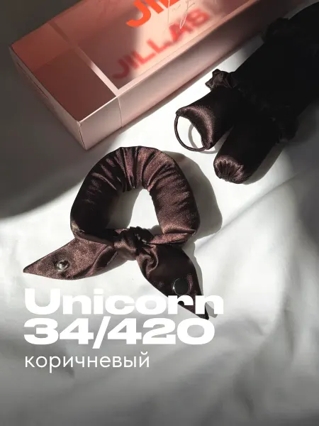 Jillas Бигуди мягкие Unicorn (34 420) с лентой для челки