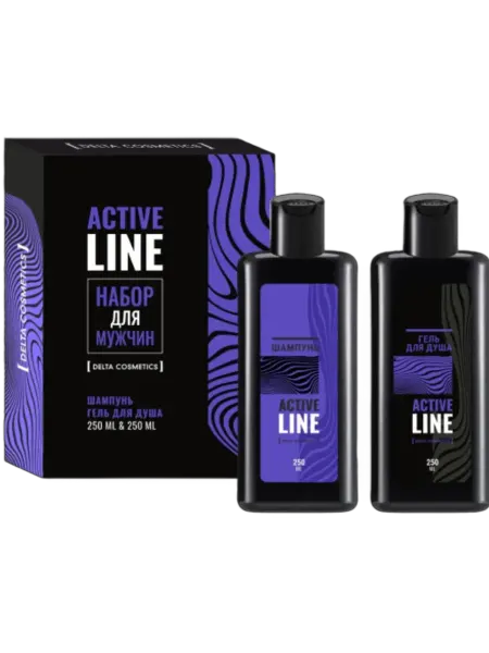 Набор подарочный Подарочный мужской набор Active Line Гель и шампунь