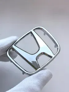 Значок на руль Хонда 53 мм, шильдик Honda 1 шт.