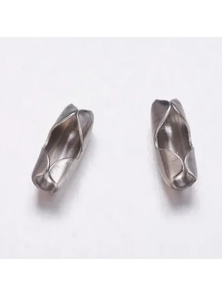 Sharmori Застежка для цепочки с шариками 2.4мм, 8х3.2мм, 50 шт