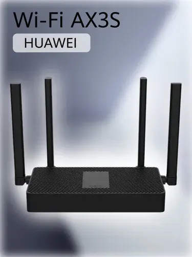 Роутер HUAWEI Wi-Fi AX3S, (PSDN-AX30-22), Черный, (53030CSU)
