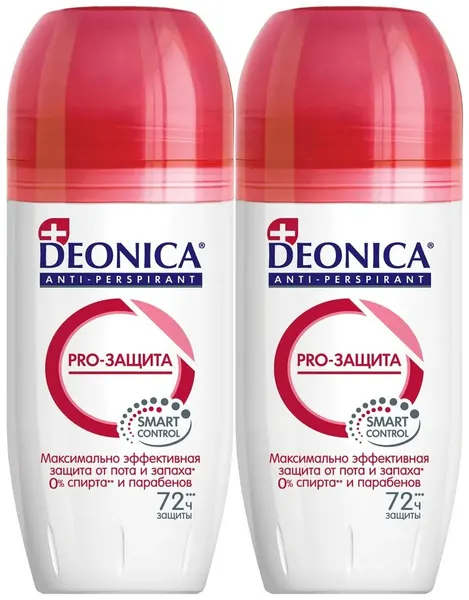 DEONICA Антиперспирант "Pro-защита", ролик, 50 мл