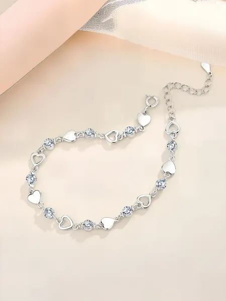 GEMS Нежный браслет с натуральными цирконами